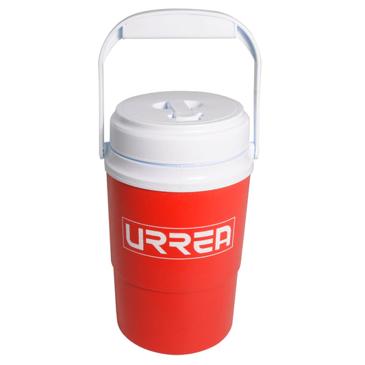 Termo rojo Urrea con grifo de fluido rápido on/off de 2 Lt, 16 cm x 25.5 cm Urrea