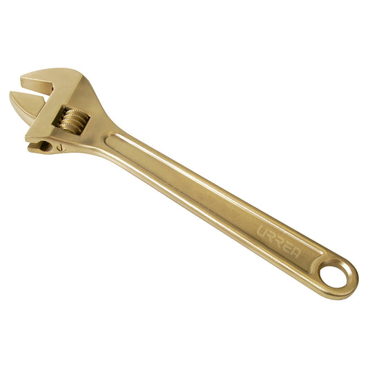 Llave ajustable de bronce-aluminio antichispa de 8" Urrea